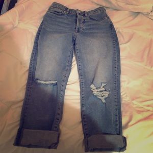 h&m mom jeans size 4
